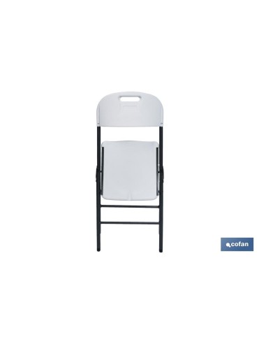 SILLA PLEGABLE BLANCA 46x53x88 CM venta unitaria