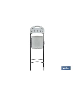SILLA ALTA PLEGABLE BLANCA ALTURA ASIENTO 74cm 2