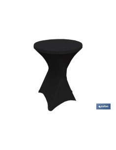 CUBIERTA DE MESA BAR NEGRA