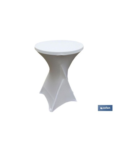 CUBIERTA DE MESA BAR BLANCA