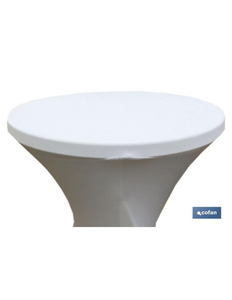 CUBIERTA DE MESA BAR BLANCA