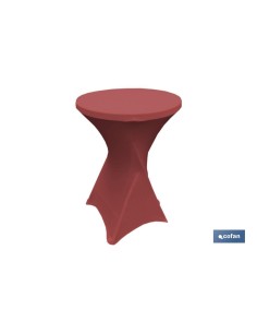 CUBIERTA DE MESA BAR ROJA