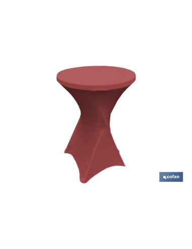 CUBIERTA DE MESA BAR ROJA