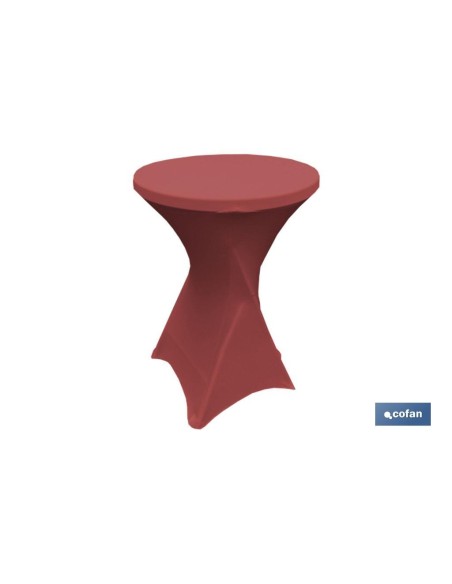 CUBIERTA DE MESA BAR ROJA