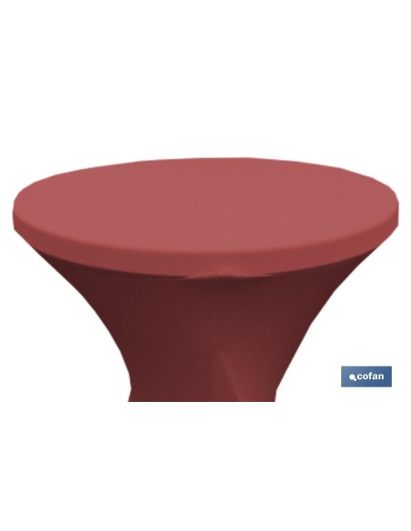 CUBIERTA DE MESA BAR ROJA