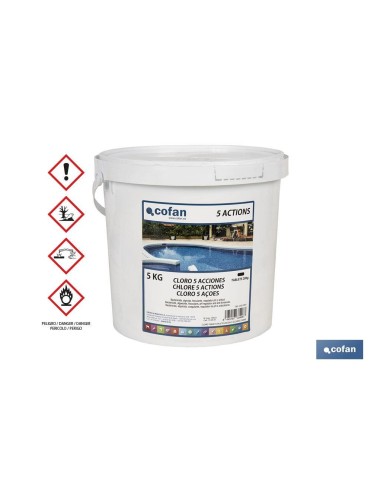 CLORO 5 ACCIONES TABLETA 5 KG COFAN