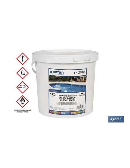 CLORO 5 ACCIONES TABLETA 5 KG COFAN