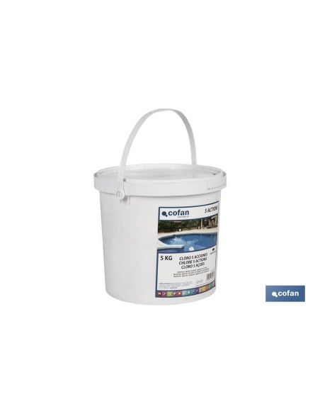 CLORO 5 ACCIONES TABLETA 5 KG COFAN