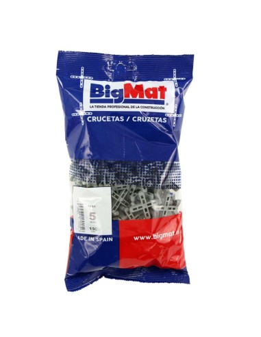 BOLSA CRUCETAS BIGMAT 5MM - 150UDS (B) TAYG