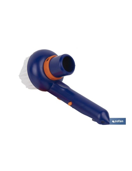 CEPILLO CON ASPIRACIÓN PARA ESQUINAS DE PISCINAS Ø78 X 125 MM