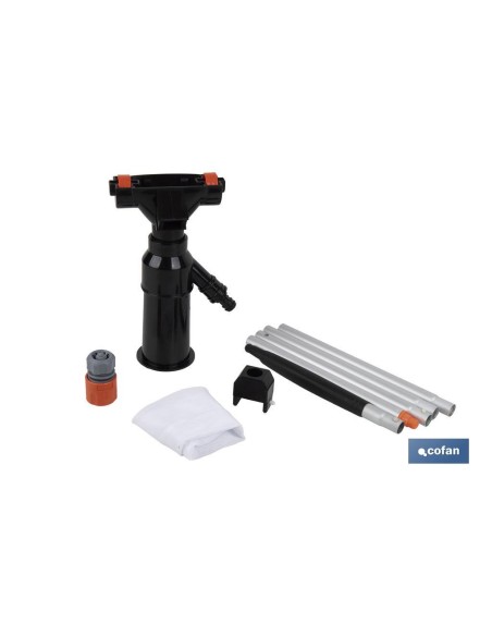 ASPIRADOR PARA PISCINA CON PÉRTIGA 120 CM 230 X 135 MM