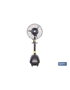 VENTILADOR INDUSTRIAL DE PIE CON NEBULIZACIÓN Y 3 VELOCIDADES Ø65 CM 260 W 2