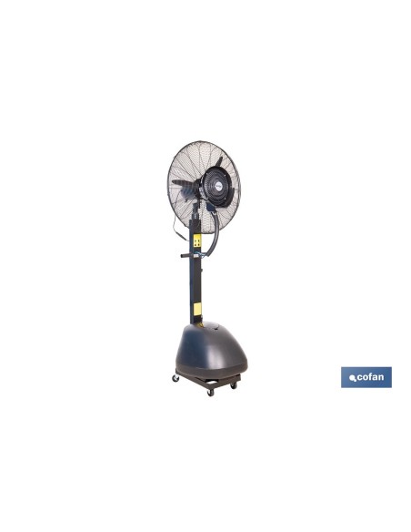 VENTILADOR INDUSTRIAL DE PIE CON NEBULIZACIÓN Y 3 VELOCIDADES Ø65 CM 260 W