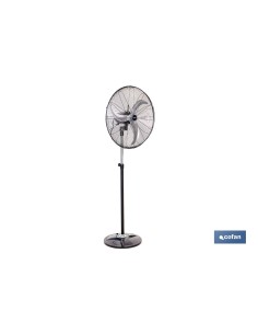 VENTILADOR INDUSTRIAL DE PIE OSCILANTE CON 3 VELOCIDADES Ø65 CM 200 W 2