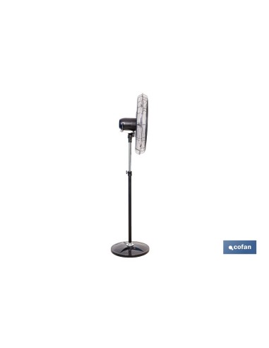 VENTILADOR INDUSTRIAL DE PIE OSCILANTE CON 3 VELOCIDADES Ø65 CM 200 W