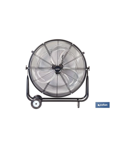 VENTILADOR INDUSTRIAL DE SUELO CON 3 VELOCIDADES Ø60 CM 124 W