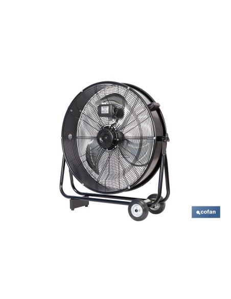 VENTILADOR INDUSTRIAL DE SUELO CON 2 VELOCIDADES Ø90 CM 300 W