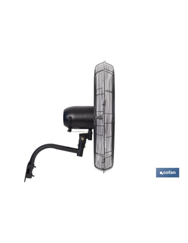 VENTILADOR INDUSTRIAL DE PARED OSCILANTE CON 3 VELOCIDADES Ø65 CM 200 W