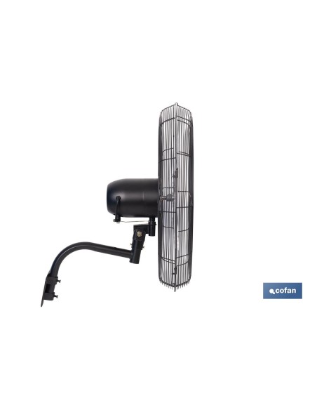 VENTILADOR INDUSTRIAL DE PARED OSCILANTE CON 3 VELOCIDADES Ø65 CM 200 W