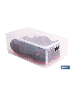 ZAPATERO APILABLE TRANSPARENTE 35,5 X 24,5 X 13,5 CM 2