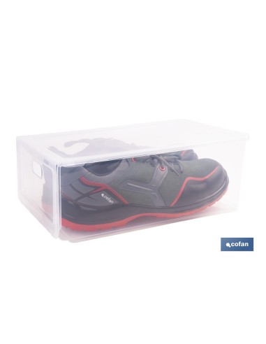 ZAPATERO APILABLE TRANSPARENTE 35,5 X 24,5 X 13,5 CM