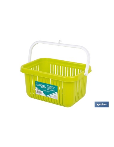 CESTA PARA PINZAS VERDE LIMA 27 X 21 X 14 CM