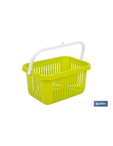 CESTA PARA PINZAS VERDE LIMA 27 X 21 X 14 CM