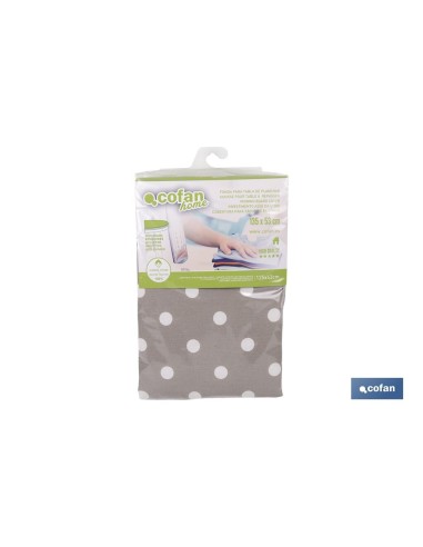 FUNDA ACOLCHADA PARA TABLA DE PLANCHAR 135 X 53 CM LUNARES