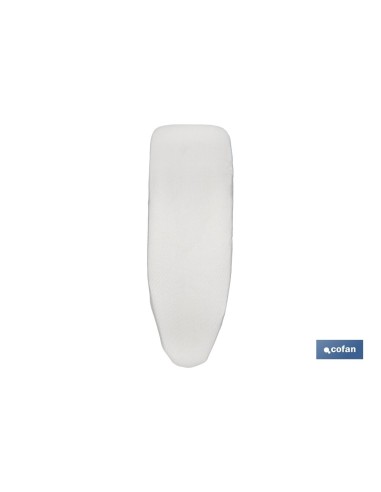 FUNDA ACOLCHADA PARA TABLA DE PLANCHAR 135 X 53 CM GRIS METALIZADO