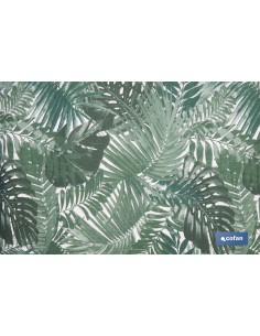 FUNDA ACOLCHADA PARA TABLA DE PLANCHAR 135 x 53 CM RAMAS VERDES 2