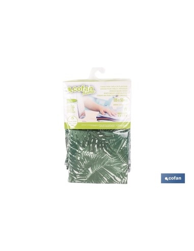 FUNDA ACOLCHADA PARA TABLA DE PLANCHAR 135 x 53 CM RAMAS VERDES