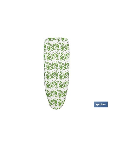 FUNDA ACOLCHADA PARA TABLA DE PLANCHAR 140 X 60 CM VERDE