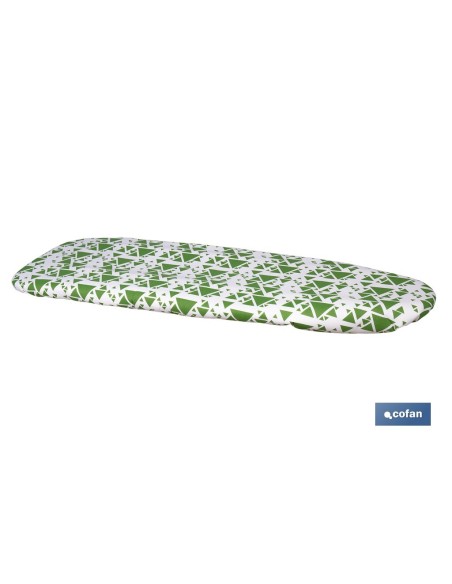 FUNDA ACOLCHADA PARA TABLA DE PLANCHAR 140 X 60 CM VERDE