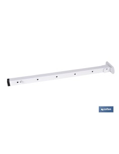 TENDEDERO DE PARED ABATIBLE JUEGO DE DOS SOPORTES LARGO 50,5 CM 2