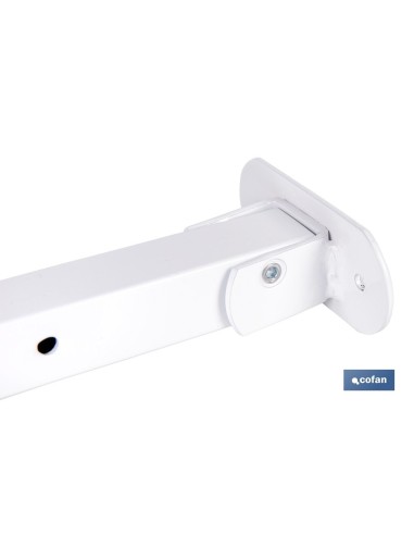 TENDEDERO DE PARED ABATIBLE JUEGO DE DOS SOPORTES LARGO 50,5 CM