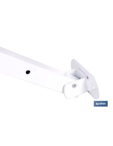TENDEDERO DE PARED ABATIBLE JUEGO DE DOS SOPORTES LARGO 50,5 CM
