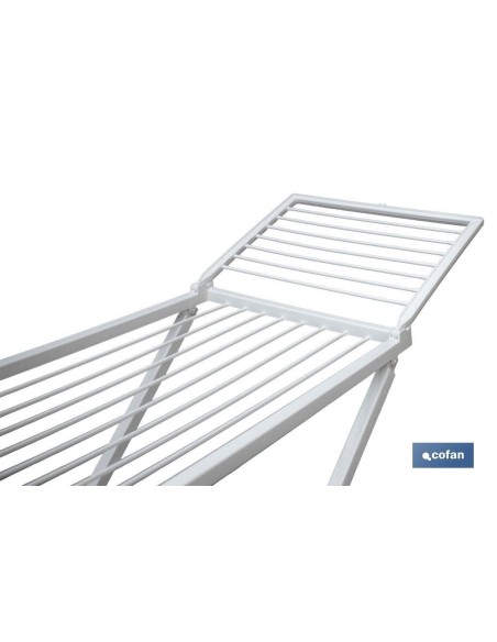 TENDEDERO EN RESINA BLANCO 20M DE TENDIDO 181 X 109X 55 CM