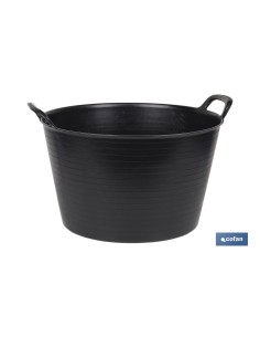 CAPAZO NEGRO RECICLADO 56 L 59,5 X 52,5 X 38 CM VENTA UNITARIA