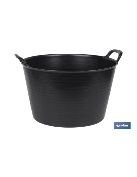 CAPAZO NEGRO RECICLADO 56 L 59,5 X 52,5 X 38 CM VENTA UNITARIA