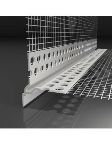 PERFIL GOTERON PVC BIGMAT 4MM L:2,5M MALLA