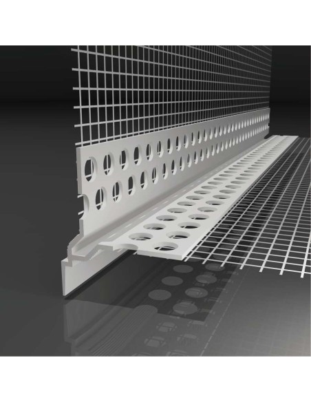 PERFIL GOTERON PVC BIGMAT 4MM L:2,5M MALLA