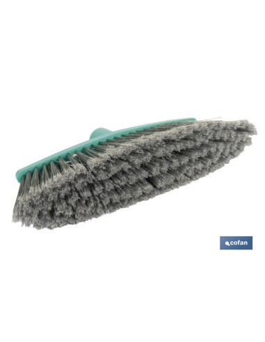 CEPILLO DE BARRER PLUMADO PEQUEÑOS ESPACIOS VERDE AGUA 33 X 8 X 9.5 cm (11) CM)