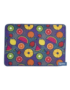 FELPUDO CON ESTAMPADO DIGITAL FRUTAS 50 x 70 CM