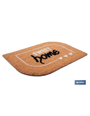 FELPUDO INTERIOR COCO FLOQUEADO 40X60X1,50 CM (SWEET HOME)