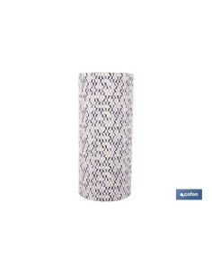 ROLLO DE ALFOMBRA EN MOSAICOS VANGUARDISTA 50% ALGODÓN 50% POLIÉSTER 50 CM X 15 M 2