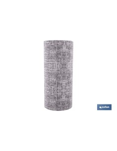 ROLLO DE ALFOMBRA JASPEADA GRIS MARENGO 50% ALGODÓN 50% POLIÉSTER 50 CM X 15 M 2