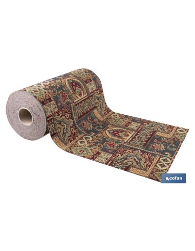 ROLLO DE ALFOMBRA DISEÑO EGIPCIO 50% ALGODÓN 50% POLIÉSTER 50 CM X 15 M