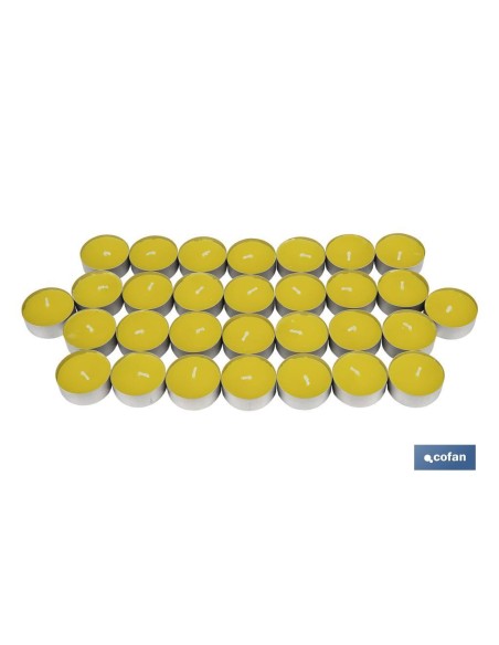 PACK DE 30 VELAS DE CITRONELA 12 G