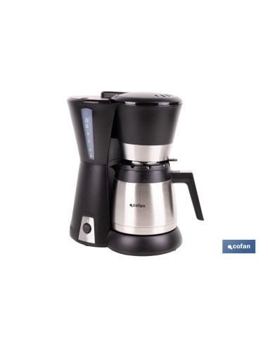 CAFETERA ELÉCTRICA DE GOTEO CON JARRA TERMO 800 W 12 TAZAS 1,2 L