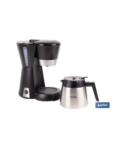 CAFETERA ELÉCTRICA DE GOTEO CON JARRA TERMO 800 W 12 TAZAS 1,2 L